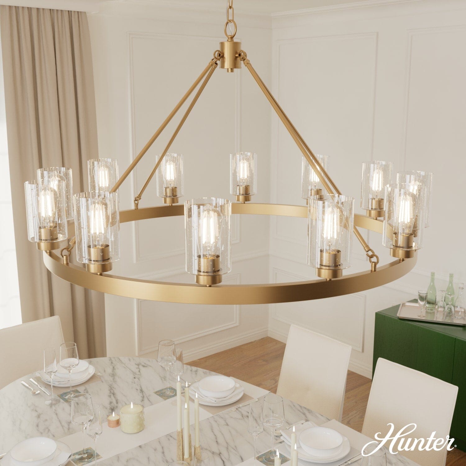 Hartland 12 Light Chandelier - Image 3