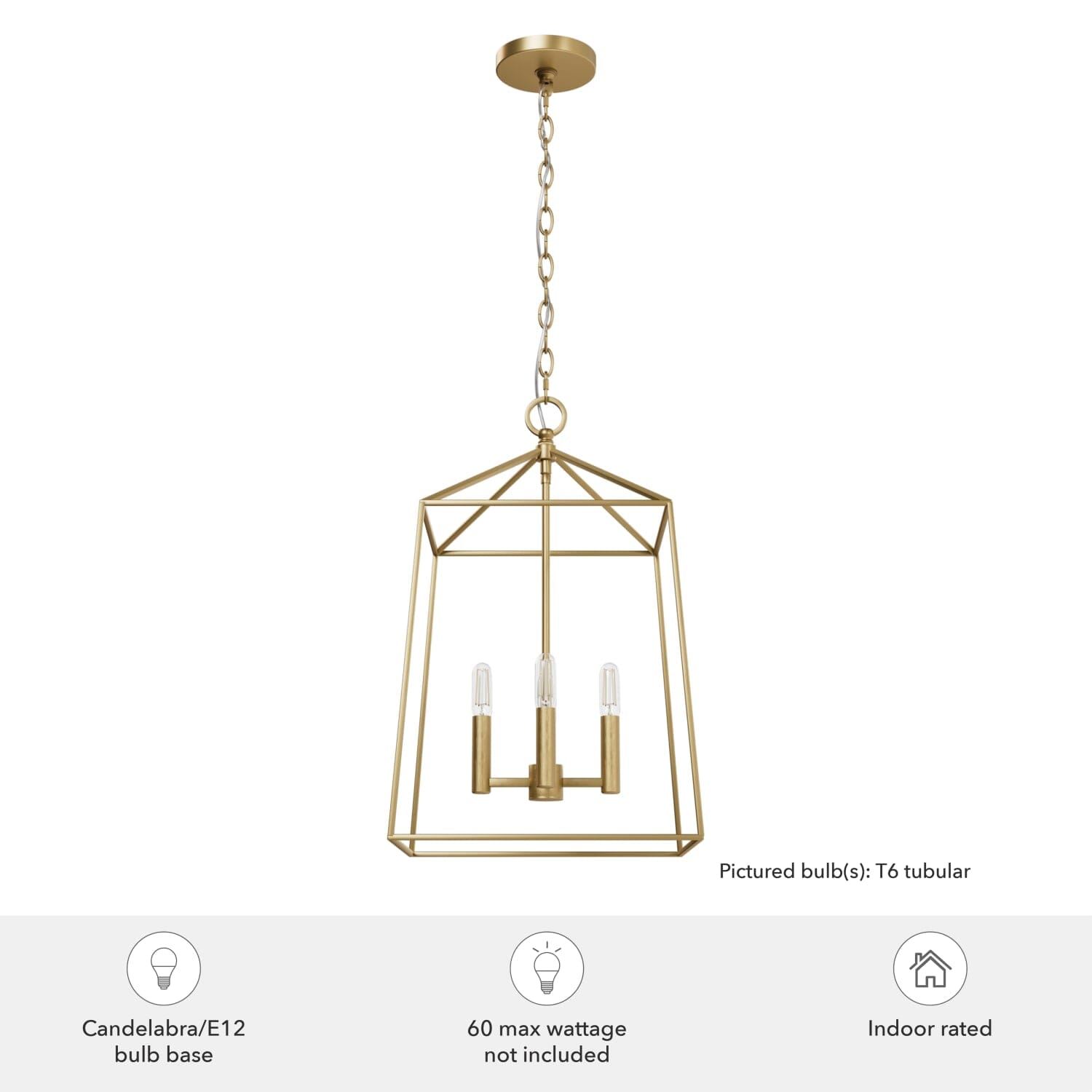 Fair Oaks 4 Light 13 Inch Lantern - Image 5
