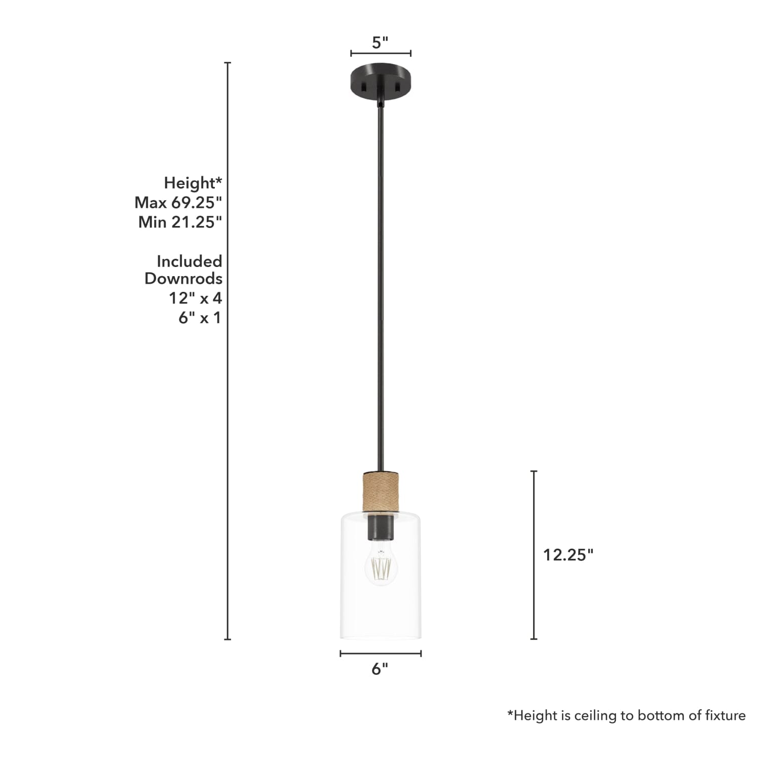 Vanning 1 Light Mini Pendant - Image 4