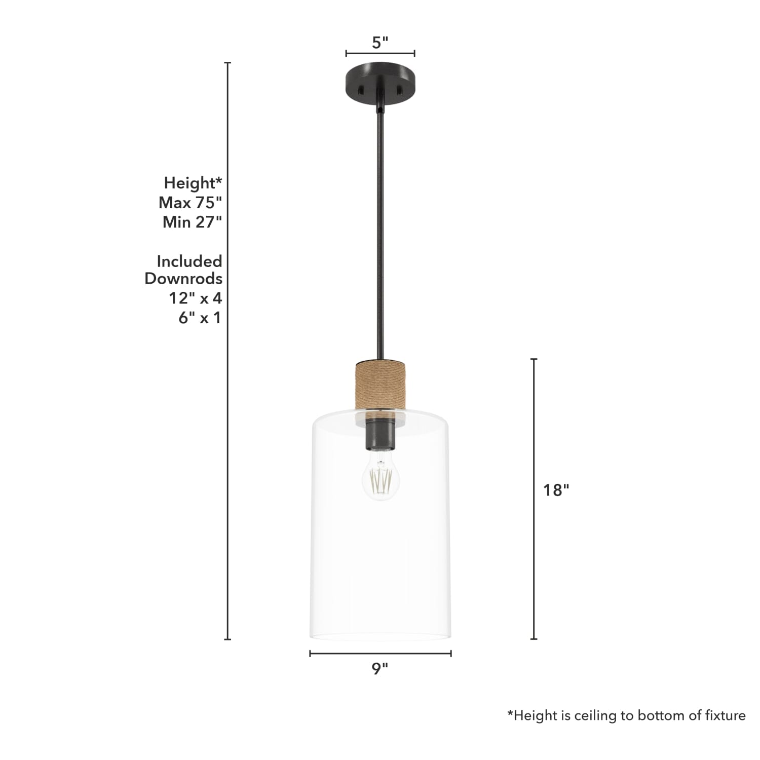 Vanning 1 Light Medium Pendant - Image 4