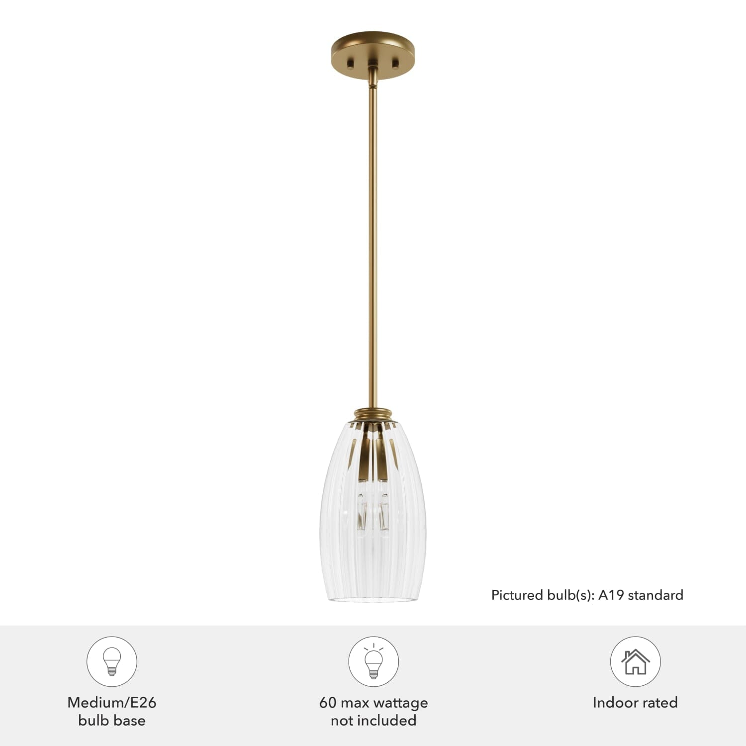 Rossmoor 1 Light Mini Pendant - Image 3