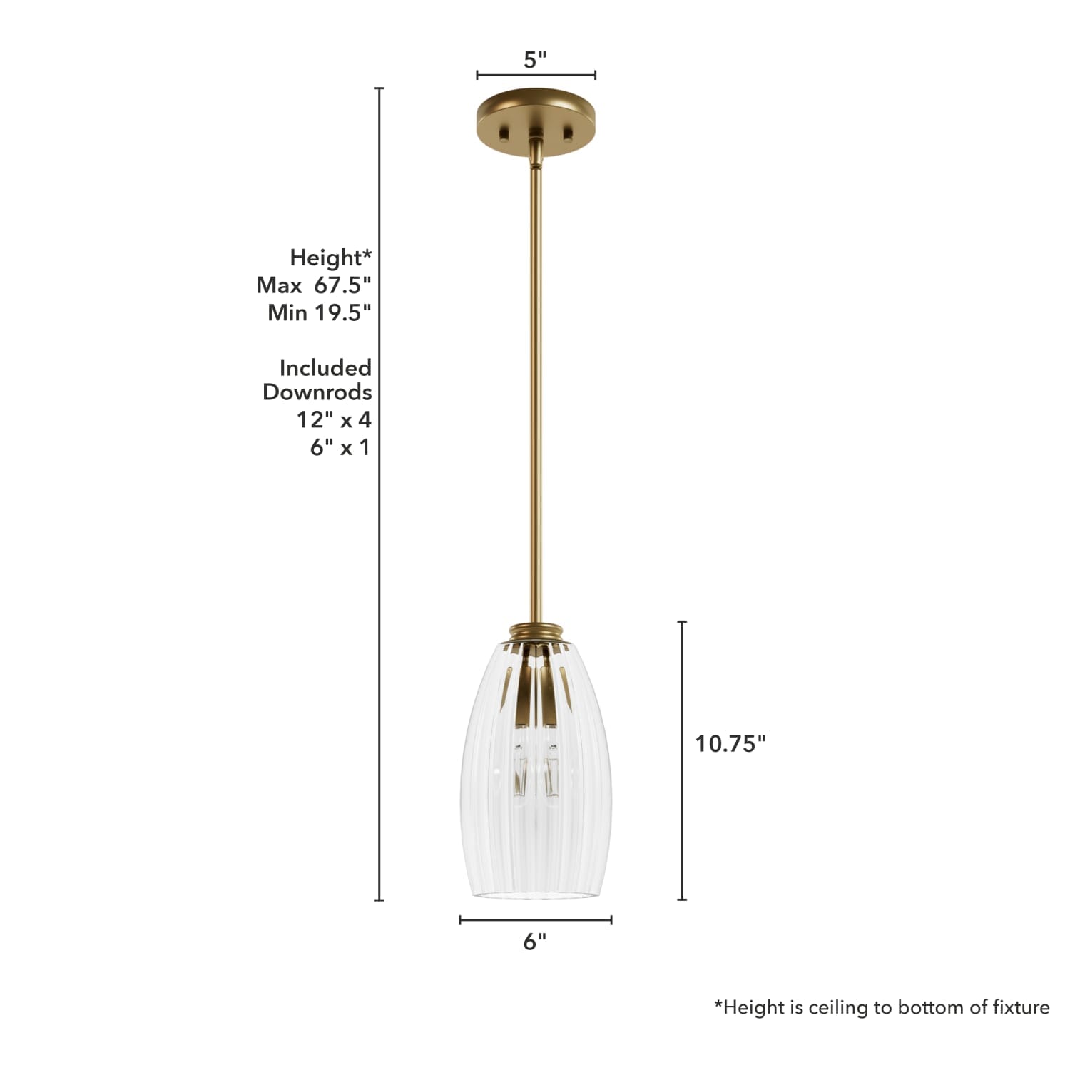 Rossmoor 1 Light Mini Pendant - Image 4