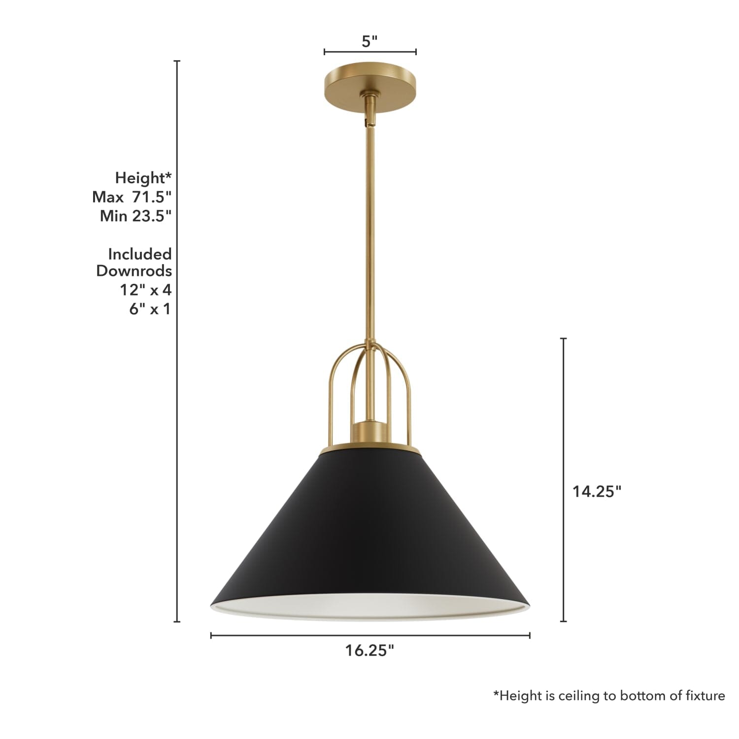 Carrington Isle 1 Light 16 Inch Pendant - Image 4