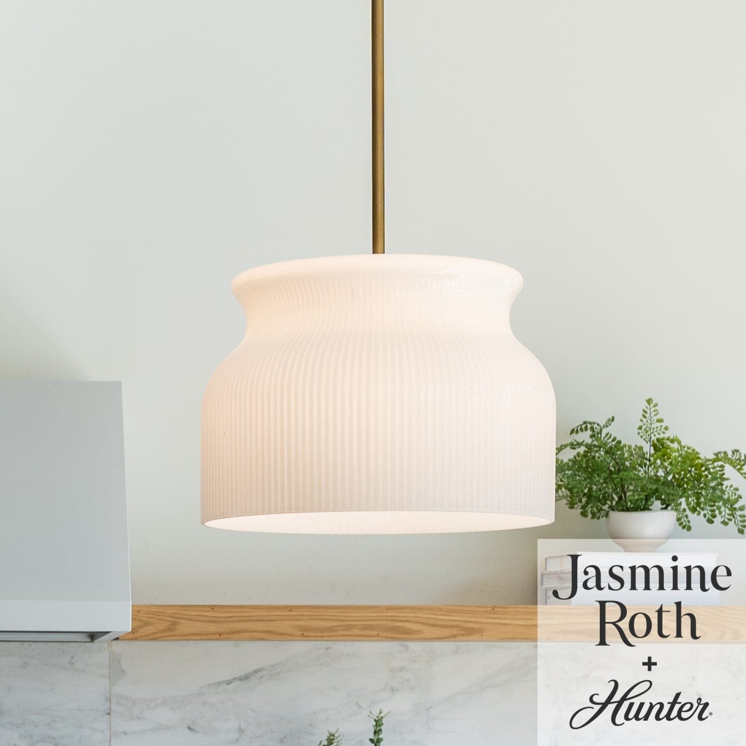 Harlowe Jasmine Roth 1 Light Medium 14 Inch Pendant