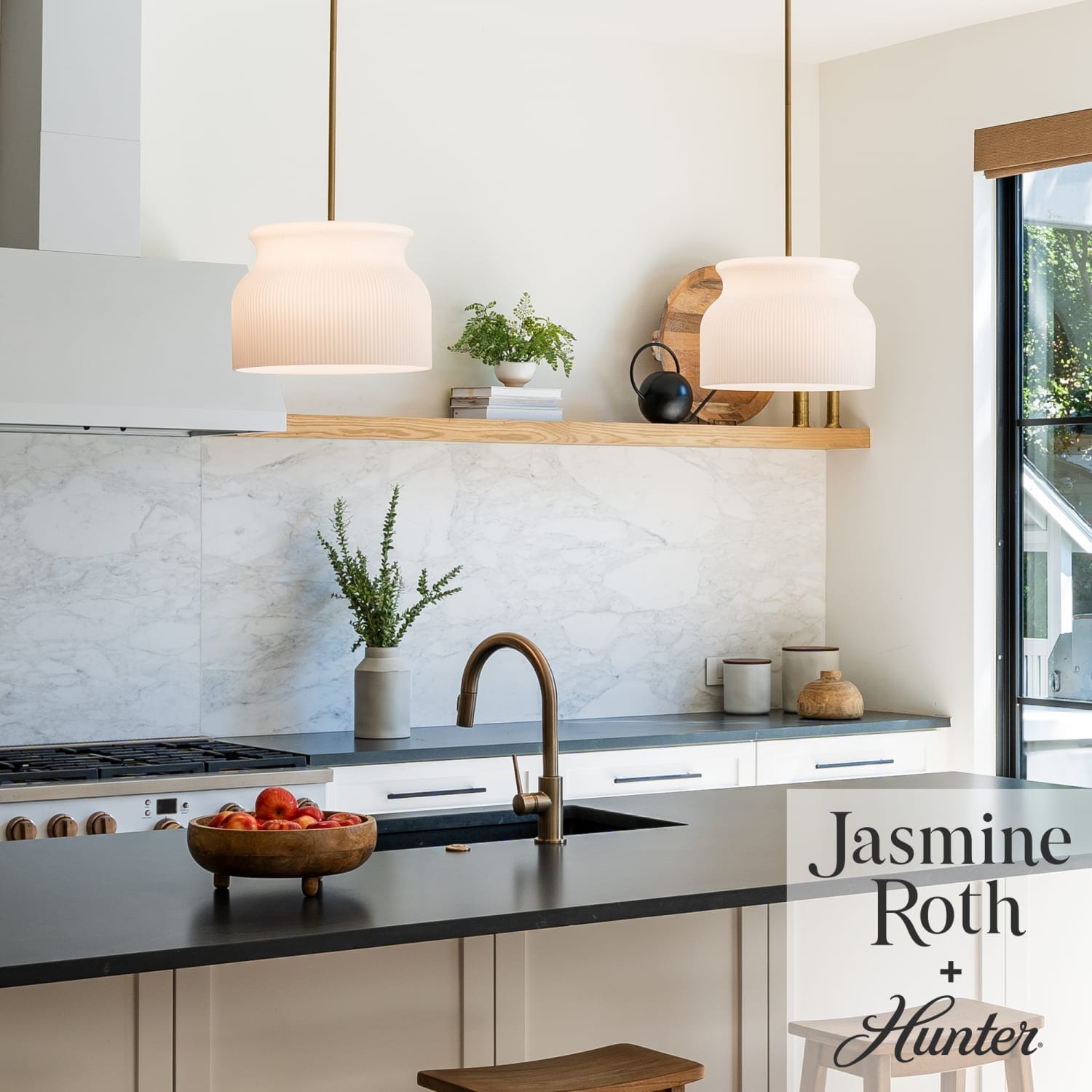 Harlowe Jasmine Roth 1 Light Medium 14 Inch Pendant - Image 2