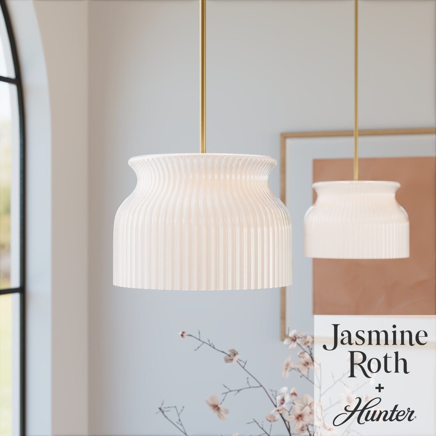 Harlowe Jasmine Roth 1 Light Medium 14 Inch Pendant - Image 3