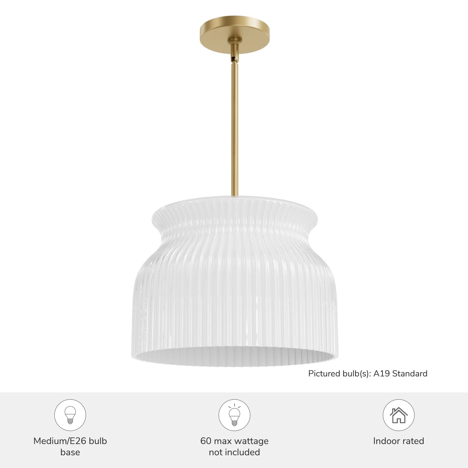 Harlowe Jasmine Roth 1 Light Medium 14 Inch Pendant - Image 5