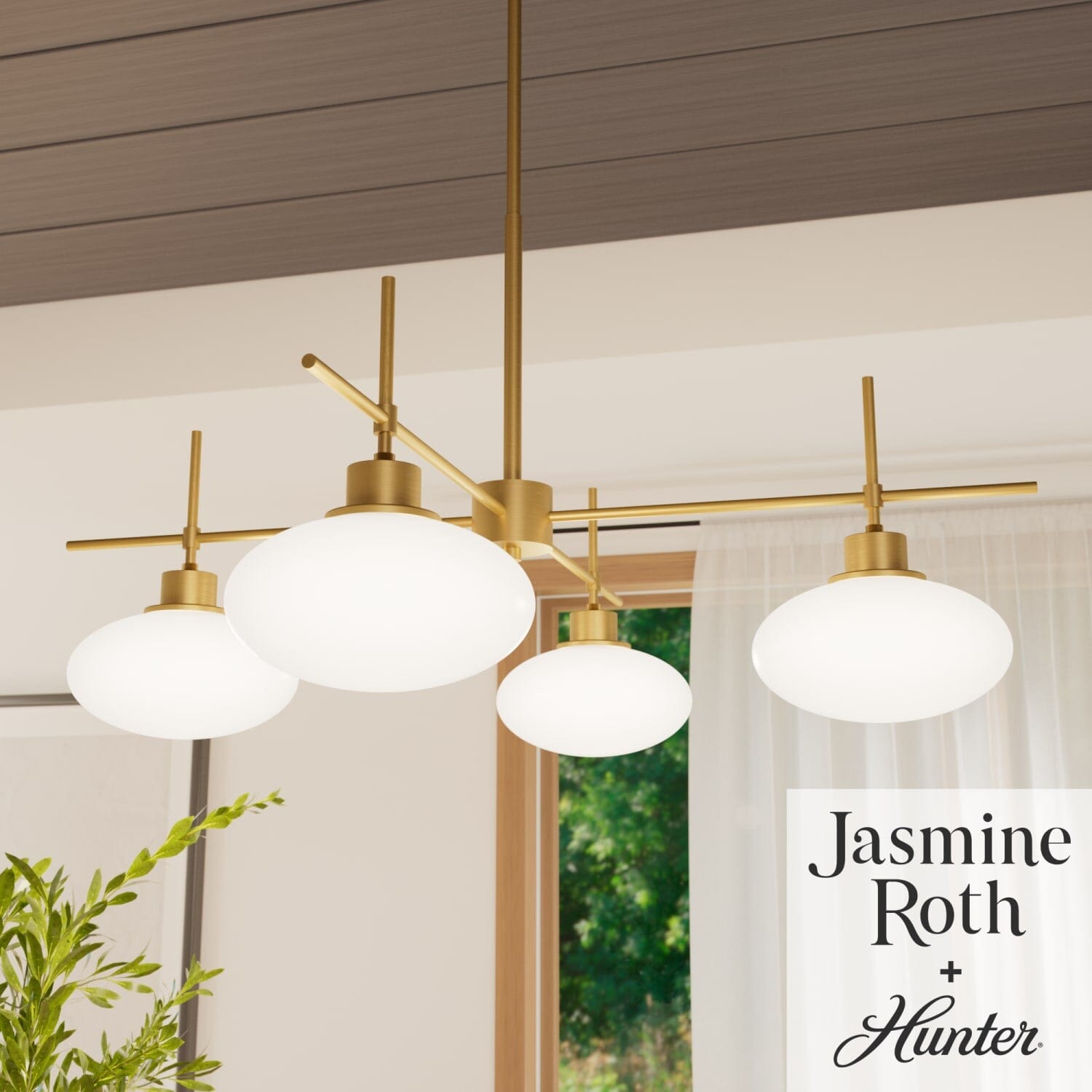 Getty Jasmine Roth 4 Light Large 34 Inch Chandelier