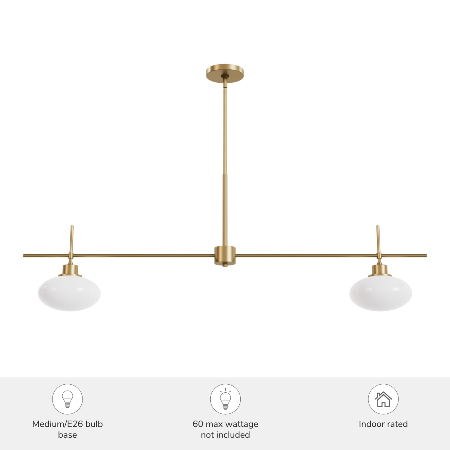 Getty Jasmine Roth 2 Light Large 52 Inch Linear - Image 5
