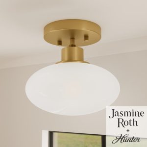 Getty Jasmine Roth 1 Light Small 8 Inch Flush Mount