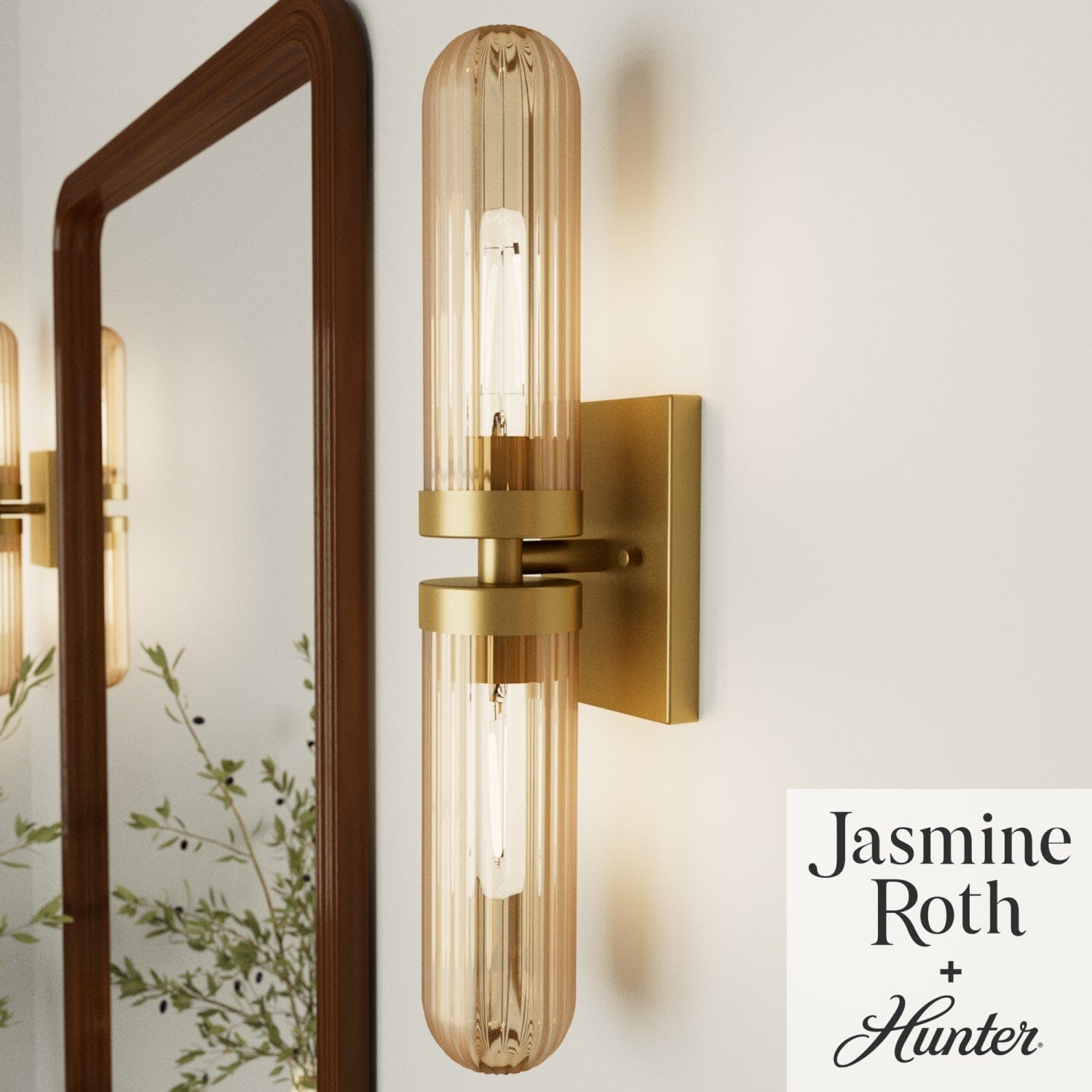 Beverly Glen Jasmine Roth 2 Light Medium 24 Inch Bath Vanity Sconce - Image 2