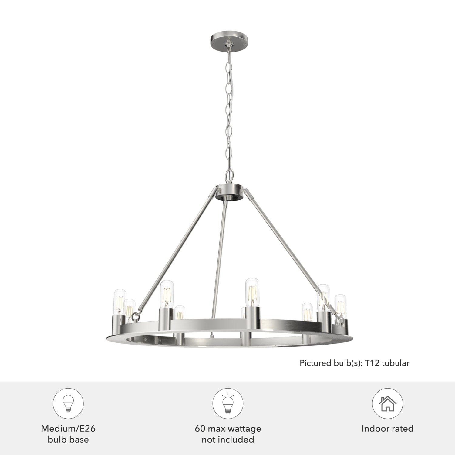 Saddlewood 9 Light Chandelier - Image 3