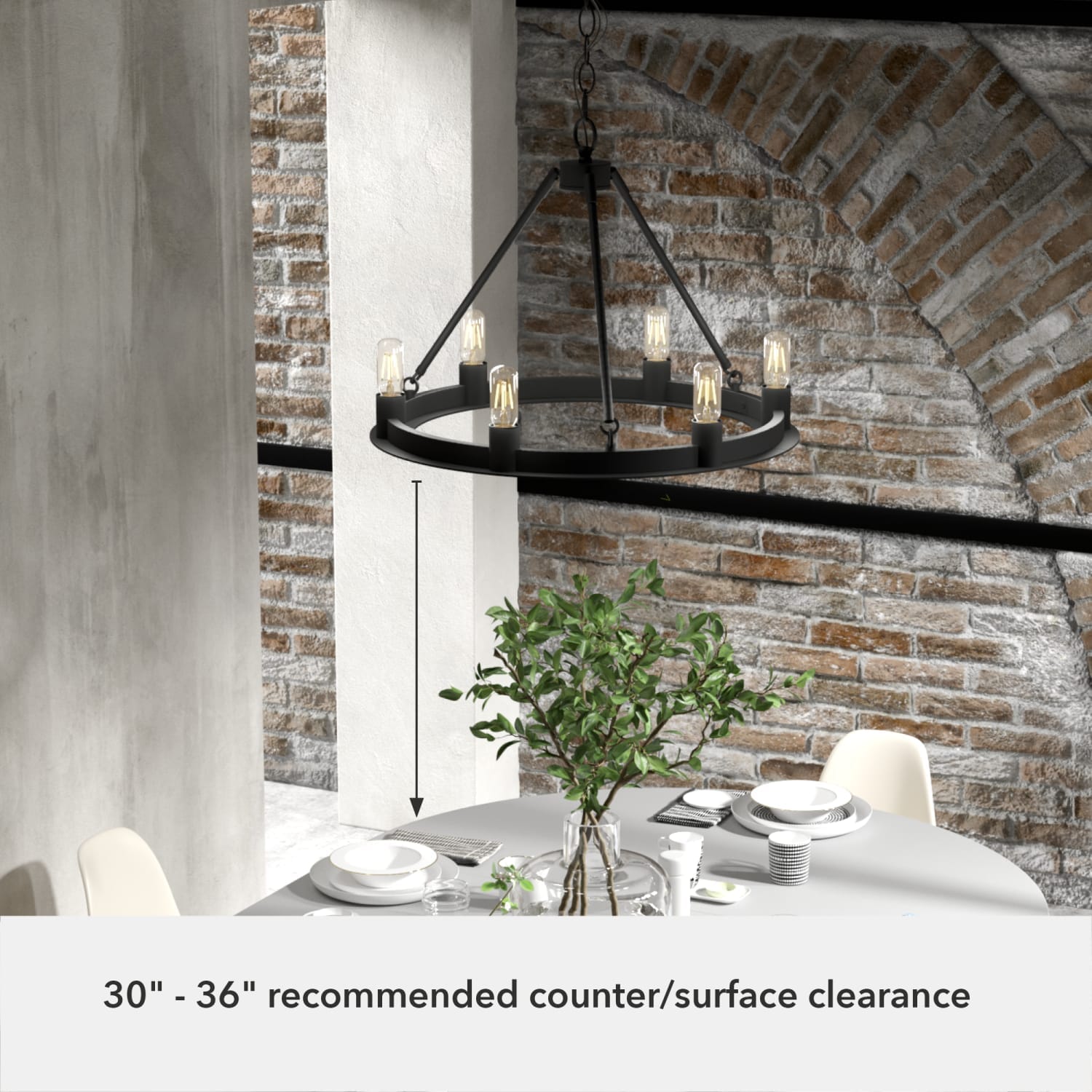 Saddlewood 6 Light Chandelier - Image 5