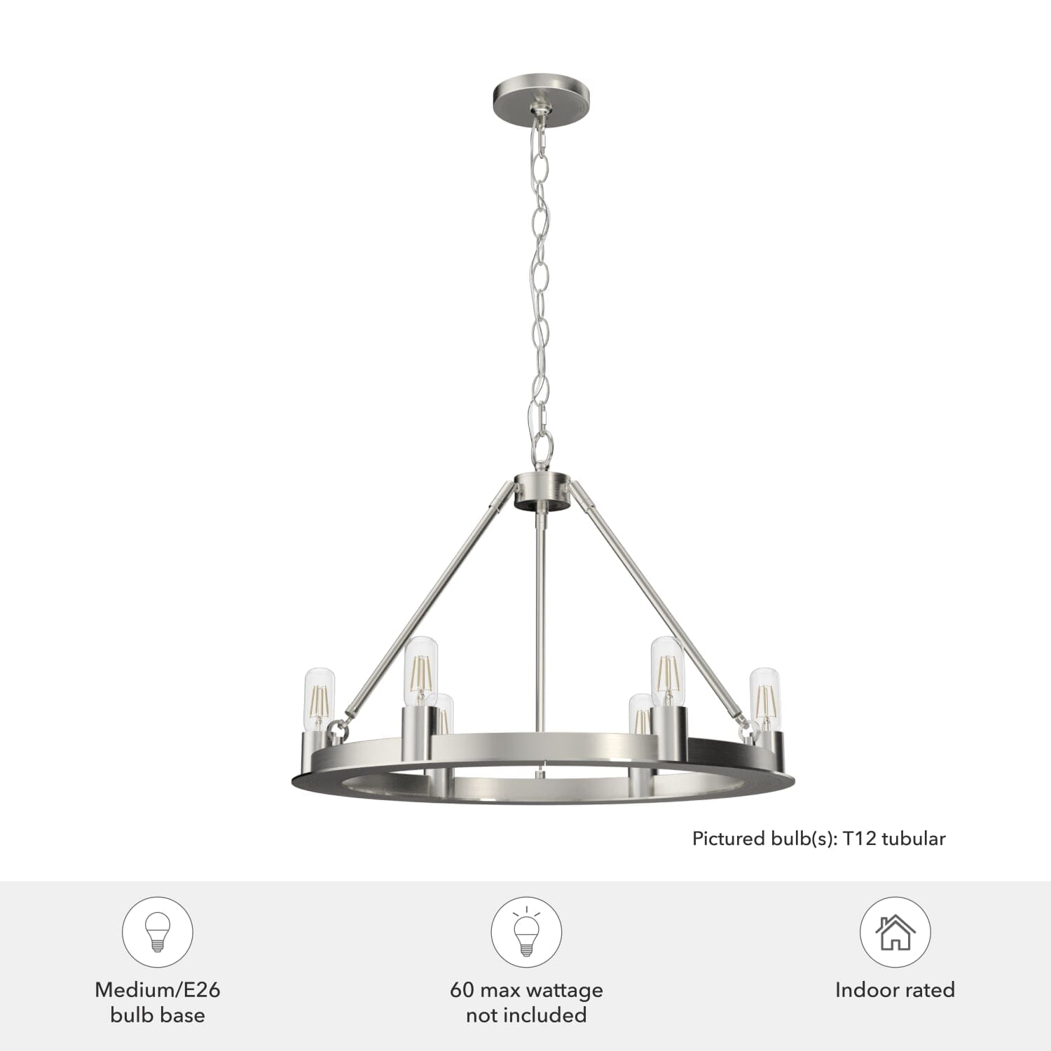 Saddlewood Chandelier 6 Light - Image 3