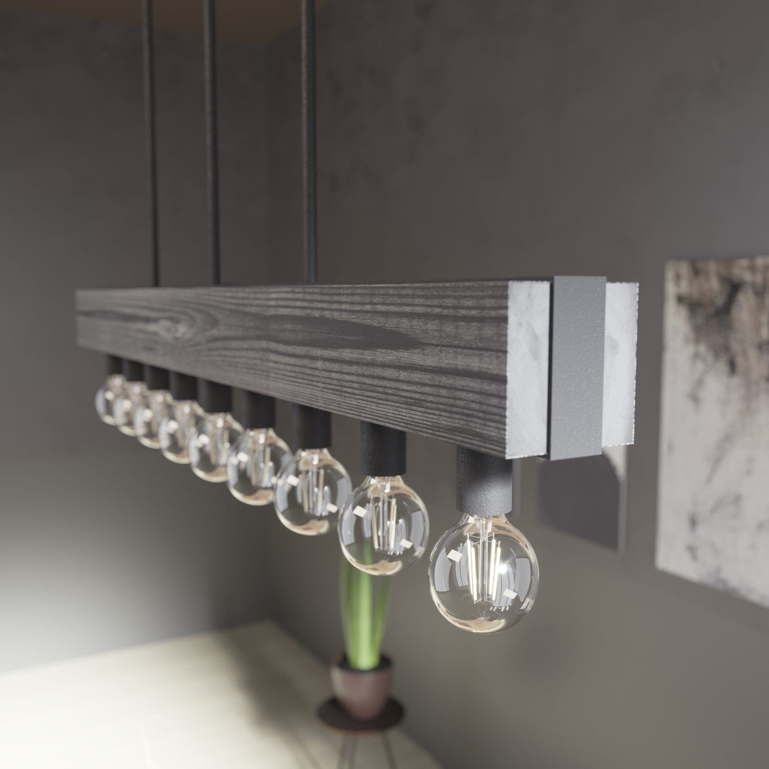 Donelson 9 Light Linear Chandelier - Image 2