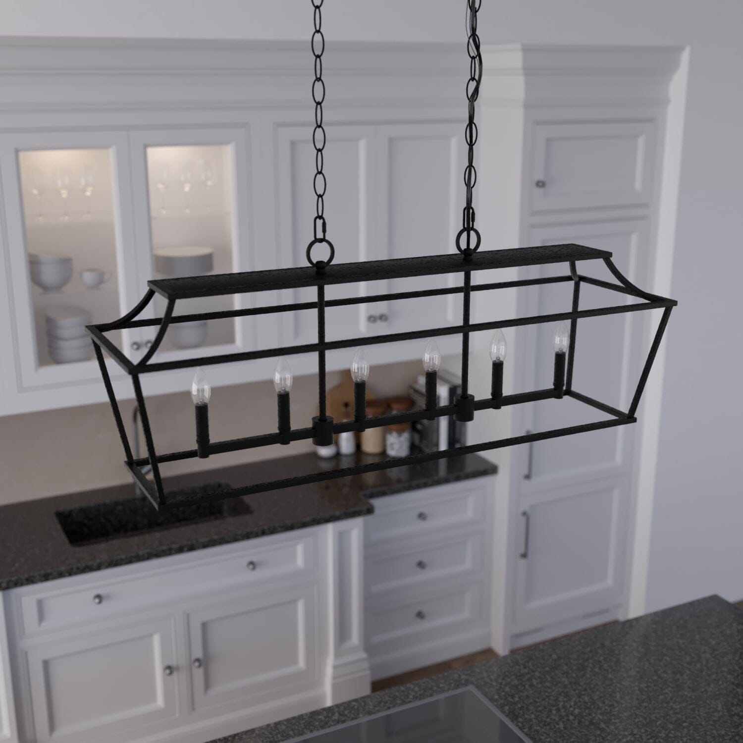 Laurel Ridge 6 Light Linear Chandelier