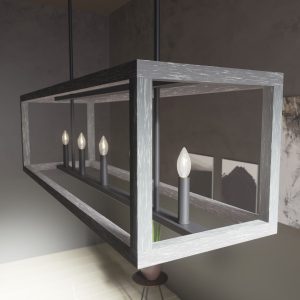 Squire Manor 5 Light Linear Chandelier