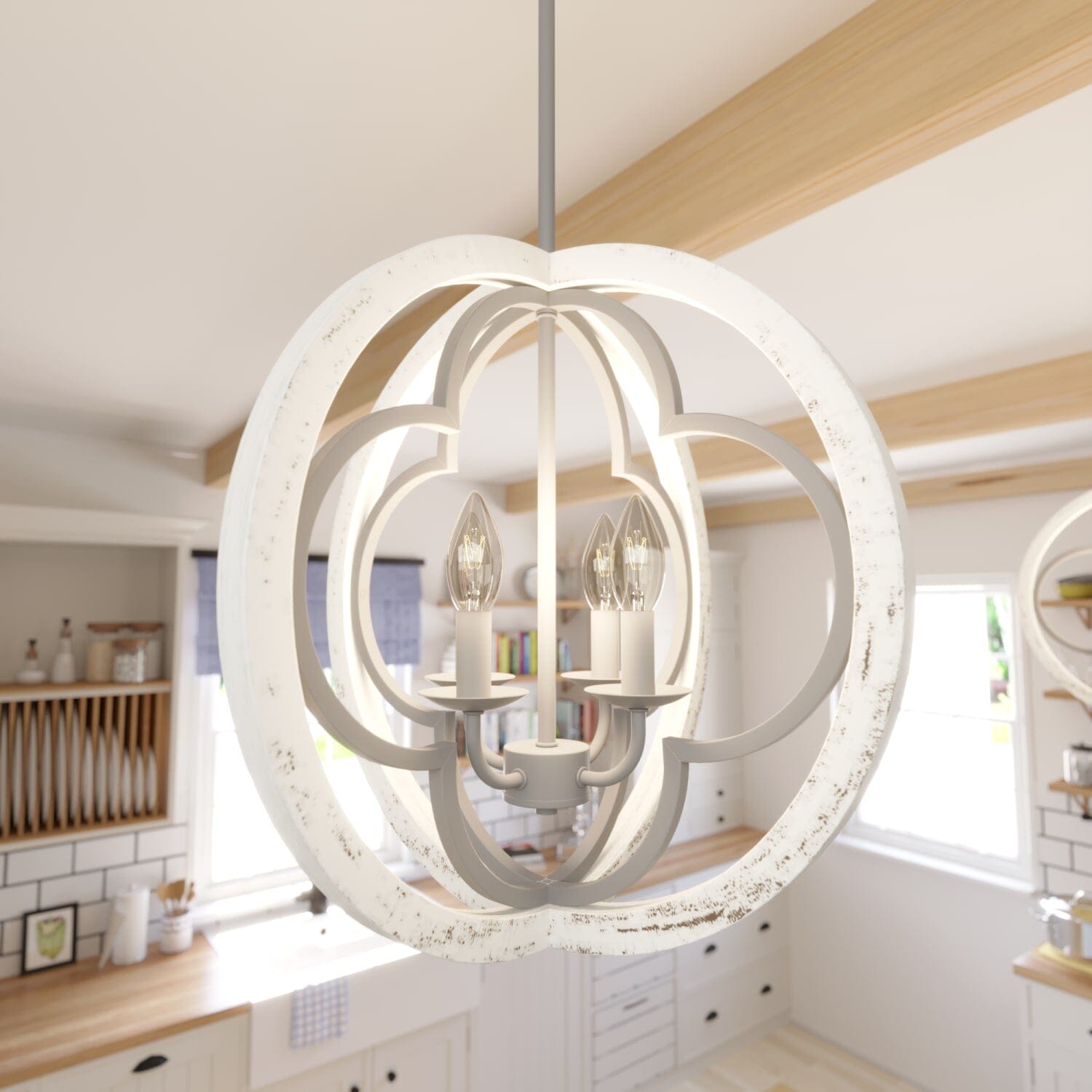 Gablecrest 4 Light Pendant 19 inch - Image 2