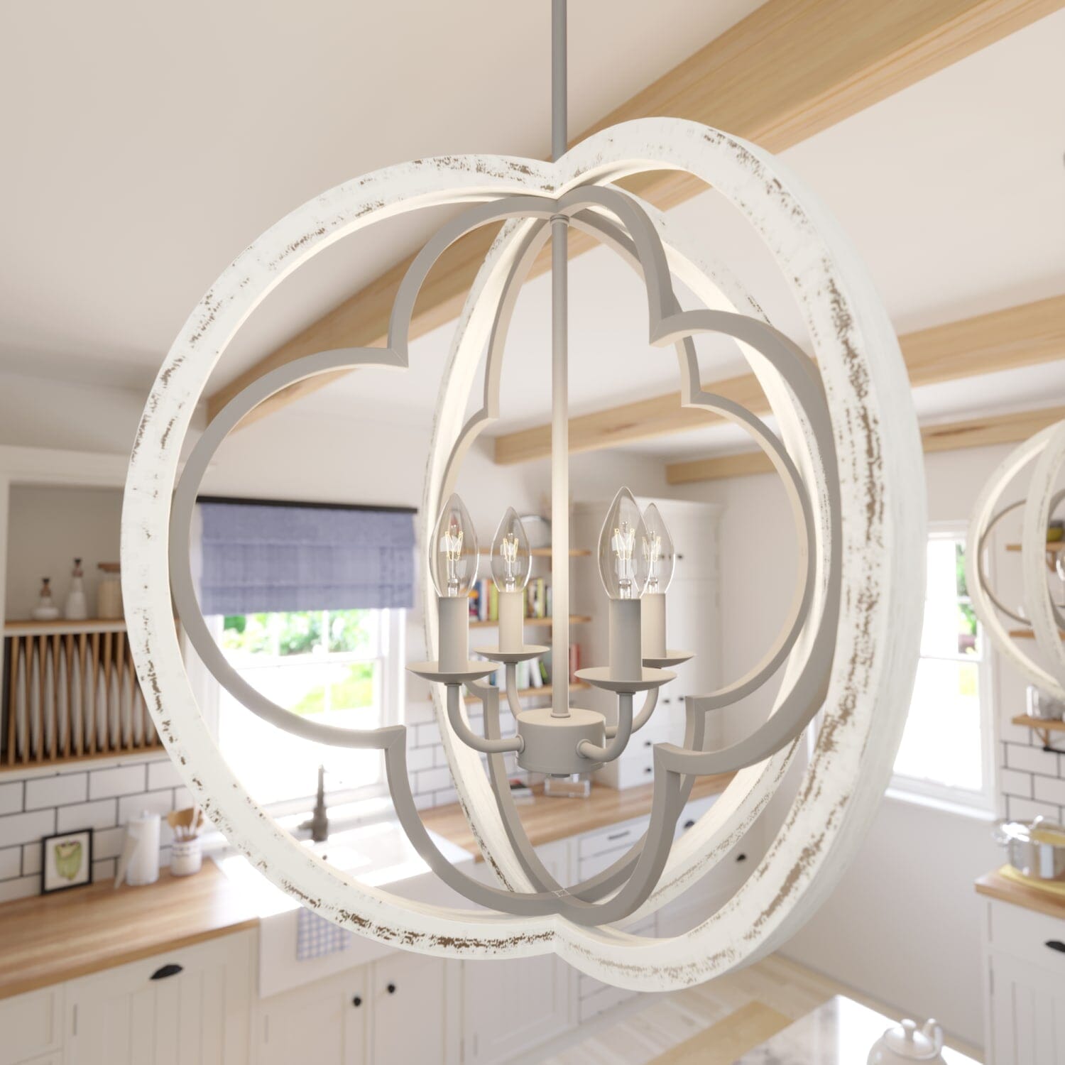 Gablecrest 4 Light Pendant 24 inch