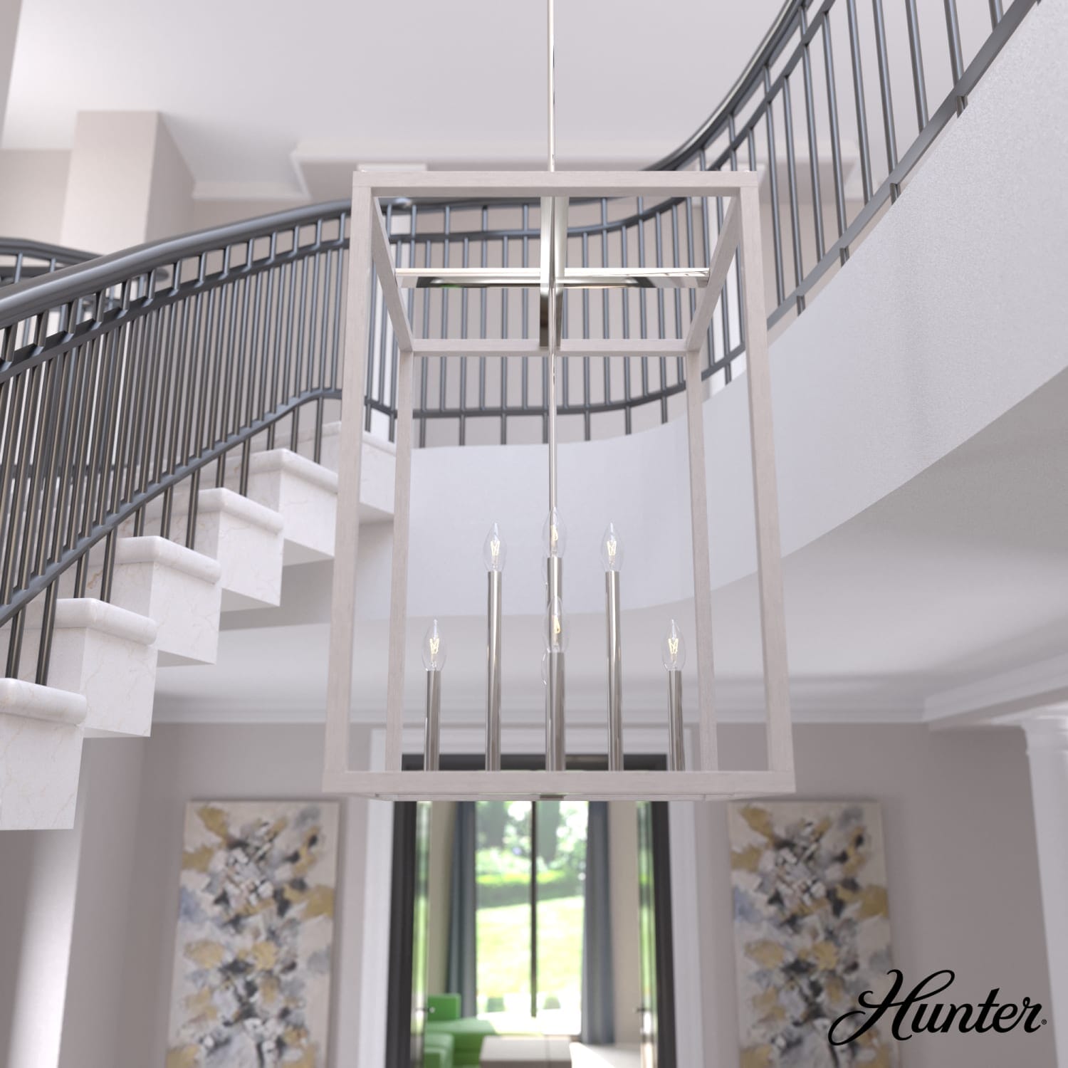 Squire Manor 8 Light Pendant 22 inch - Image 2