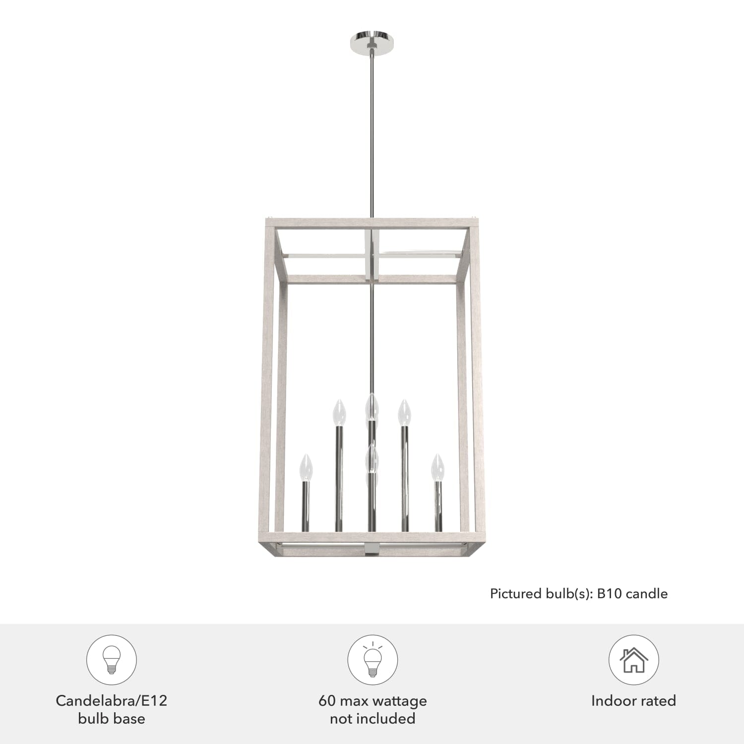 Squire Manor 8 Light Pendant 22 inch - Image 6