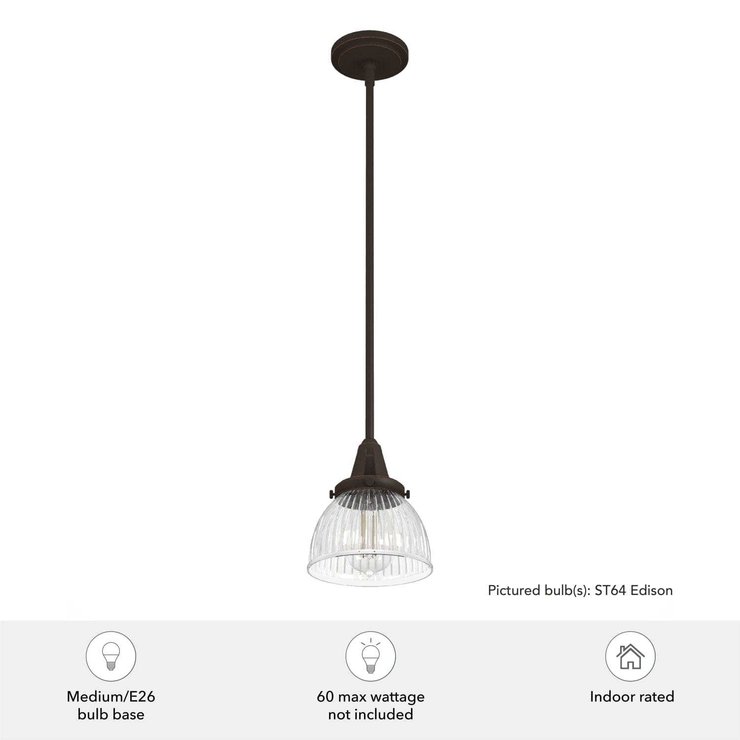 Cypress Grove 1 Light Mini Pendant - Image 6