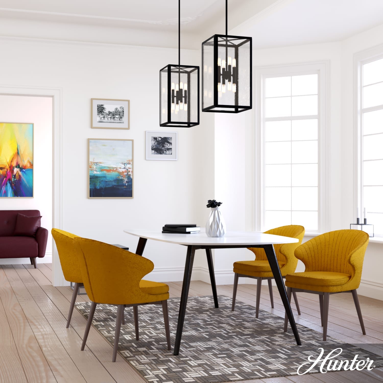 Felippe 8 Light Pendant - Image 3