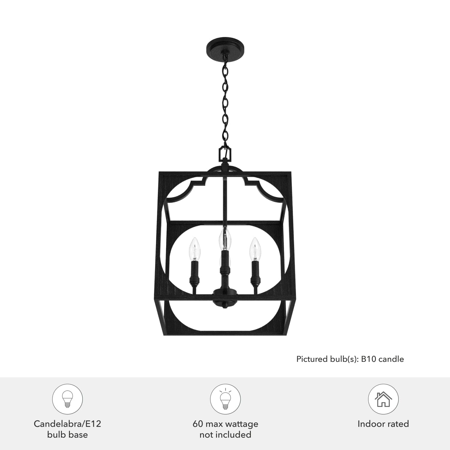 Highland Hill 4 Light Pendant 15 inch - Image 6
