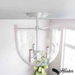Sacha 3 Light Semi-Flush Mount