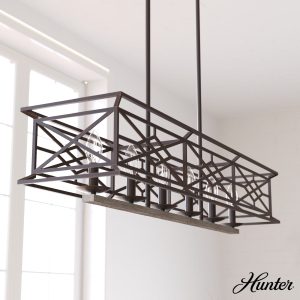 Langwood 6 Light Linear Chandelier