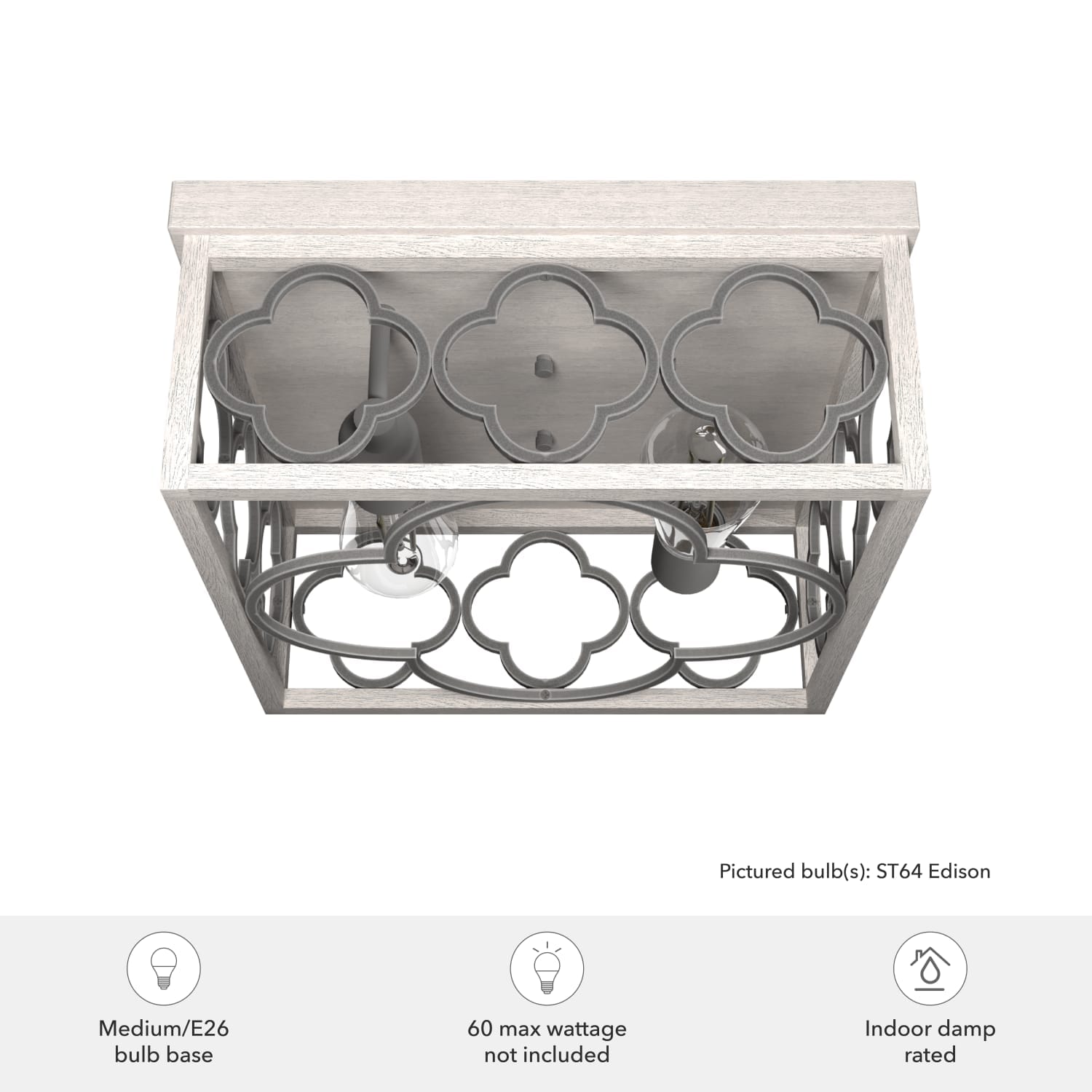 Gablecrest 2 Light Flush Mount - Image 6