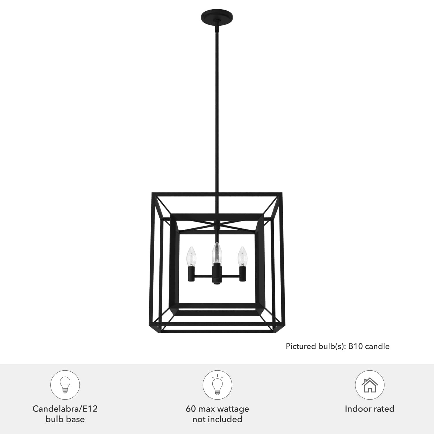 Doherty 4 Light Chandelier 18 inch - Image 6