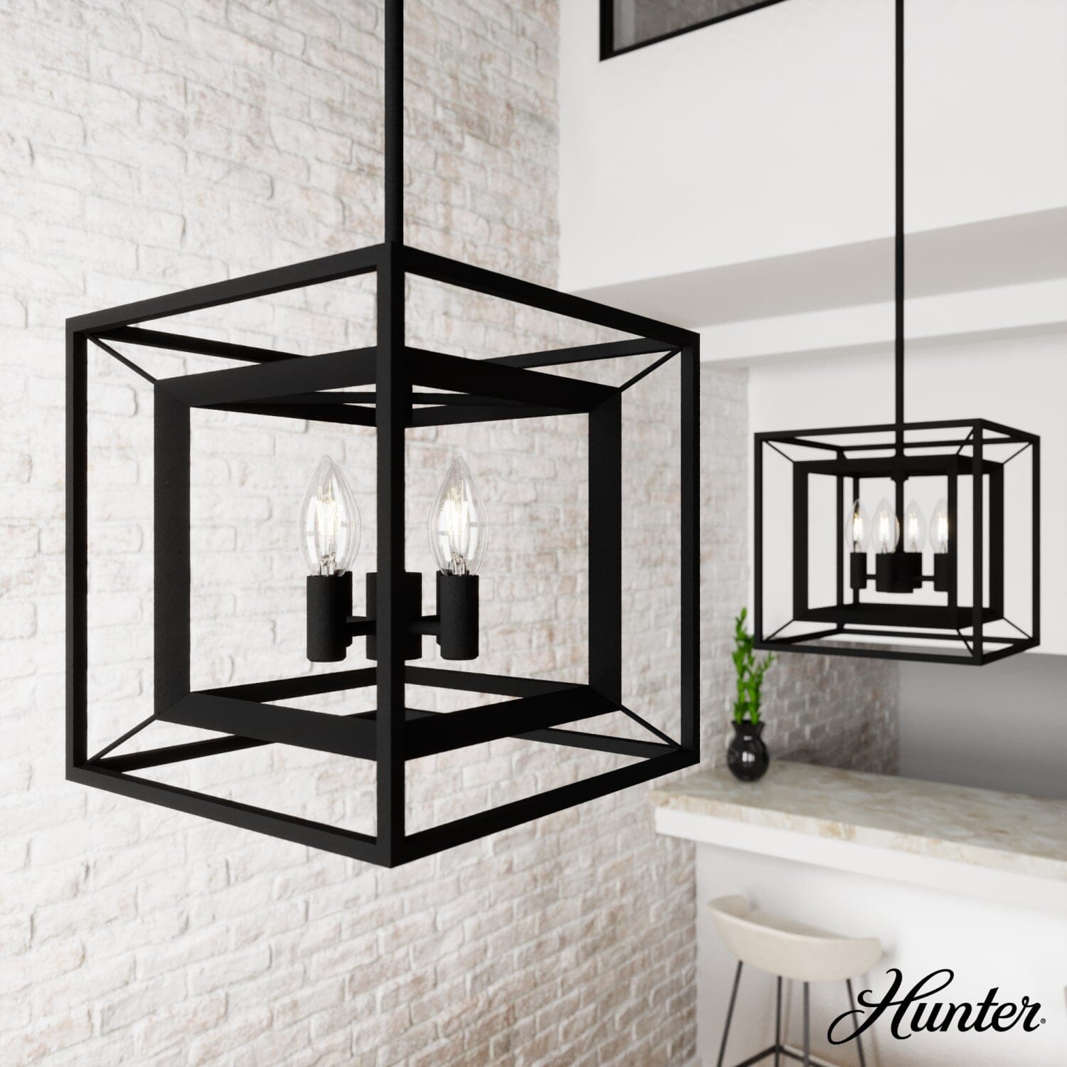 Doherty Convertible 4 Light Pendant 12 inch