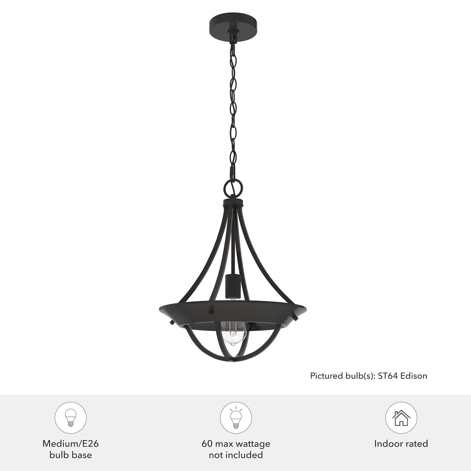 Perch Point 1 Light Pendant - Image 5