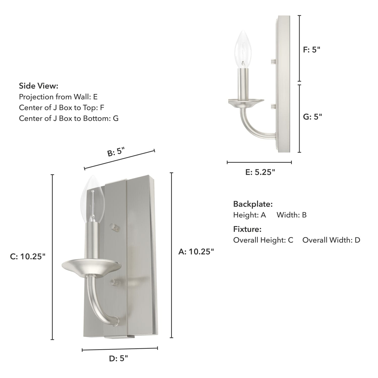 Perch Point 1 Light Wall Sconce - Image 5
