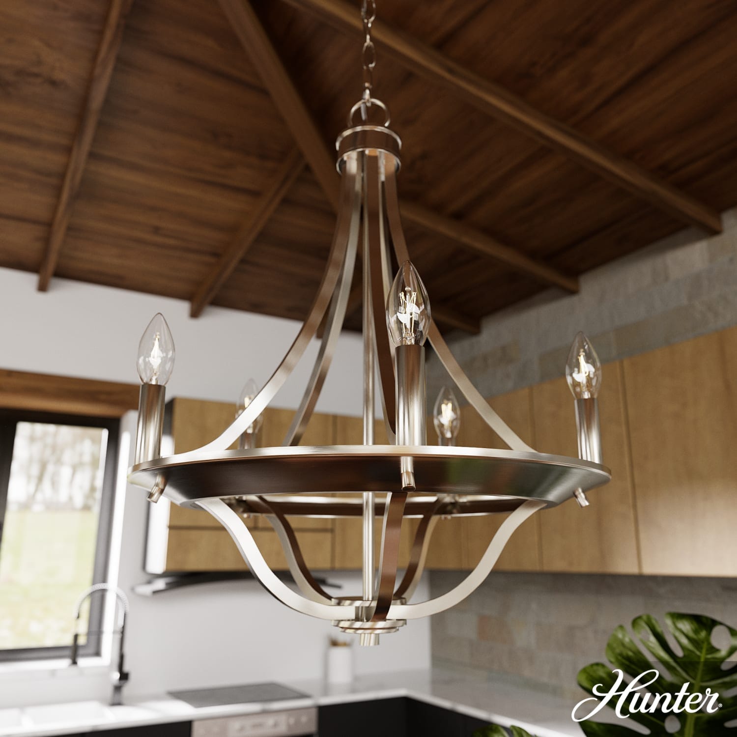 Perch Point 5 Light Chandelier