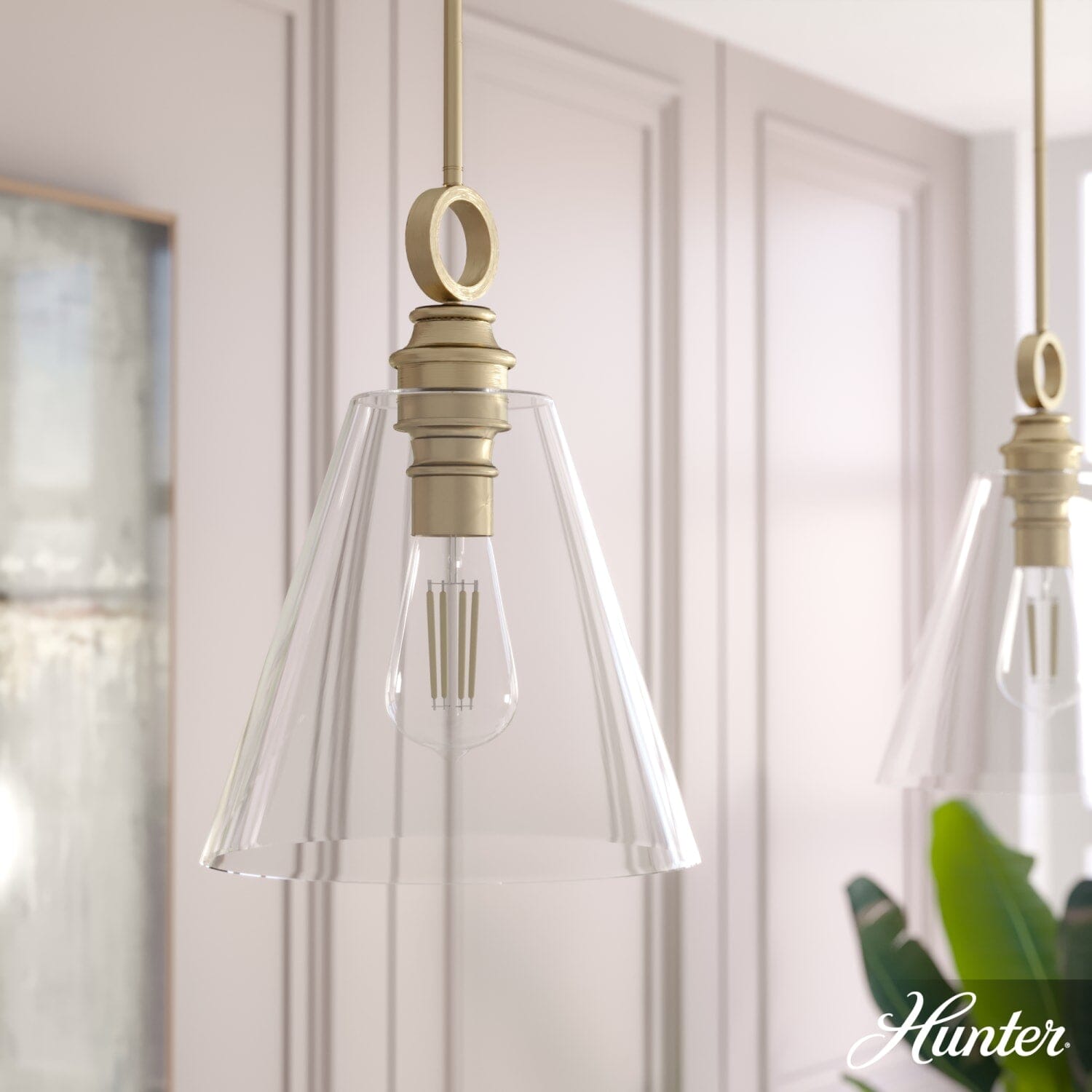 Klein 1 Light Glass Pendant 12 inch