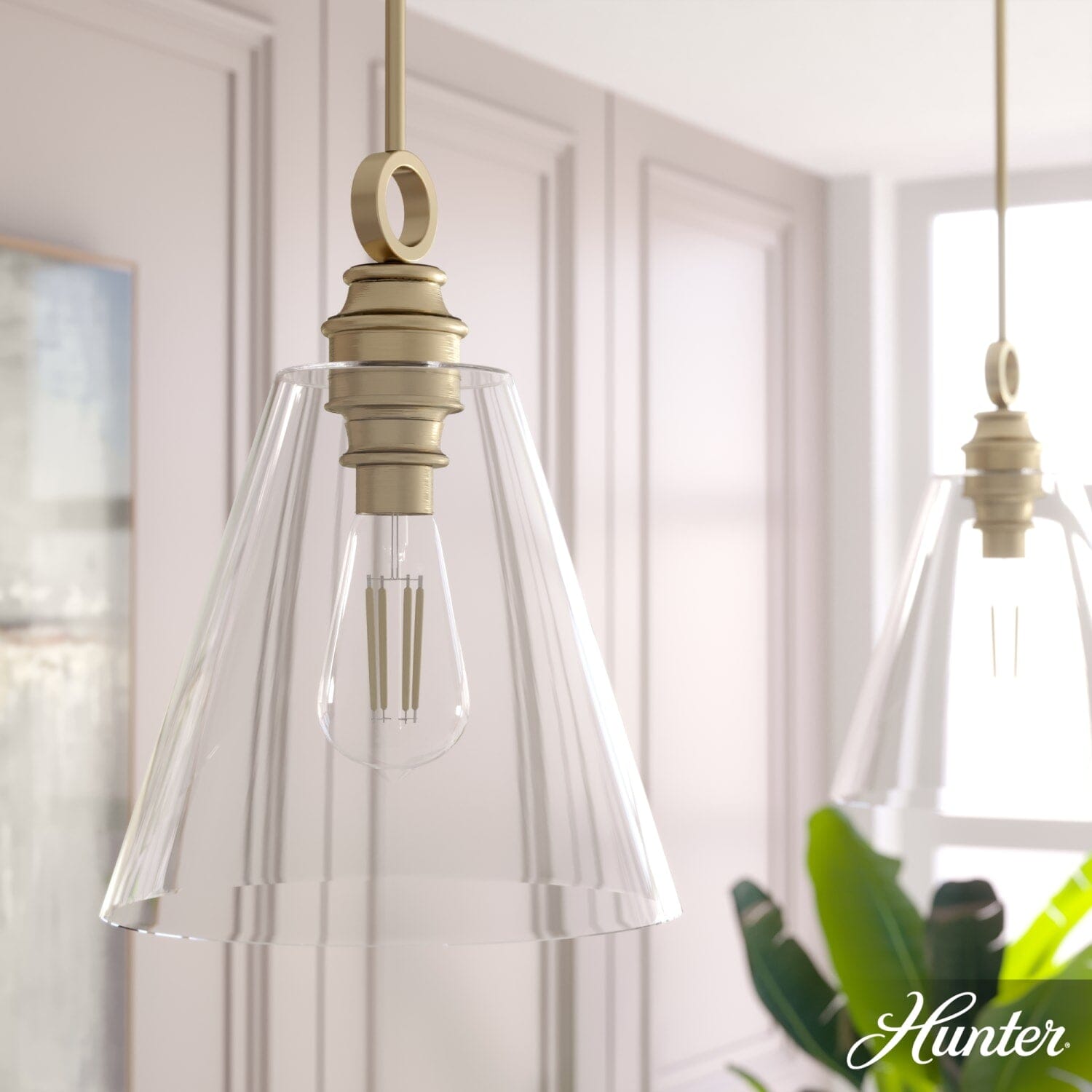 Klein 1 Light Glass Pendant 14 inch - Image 2
