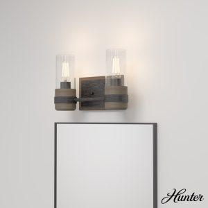 River Mill 2 Light Vanity