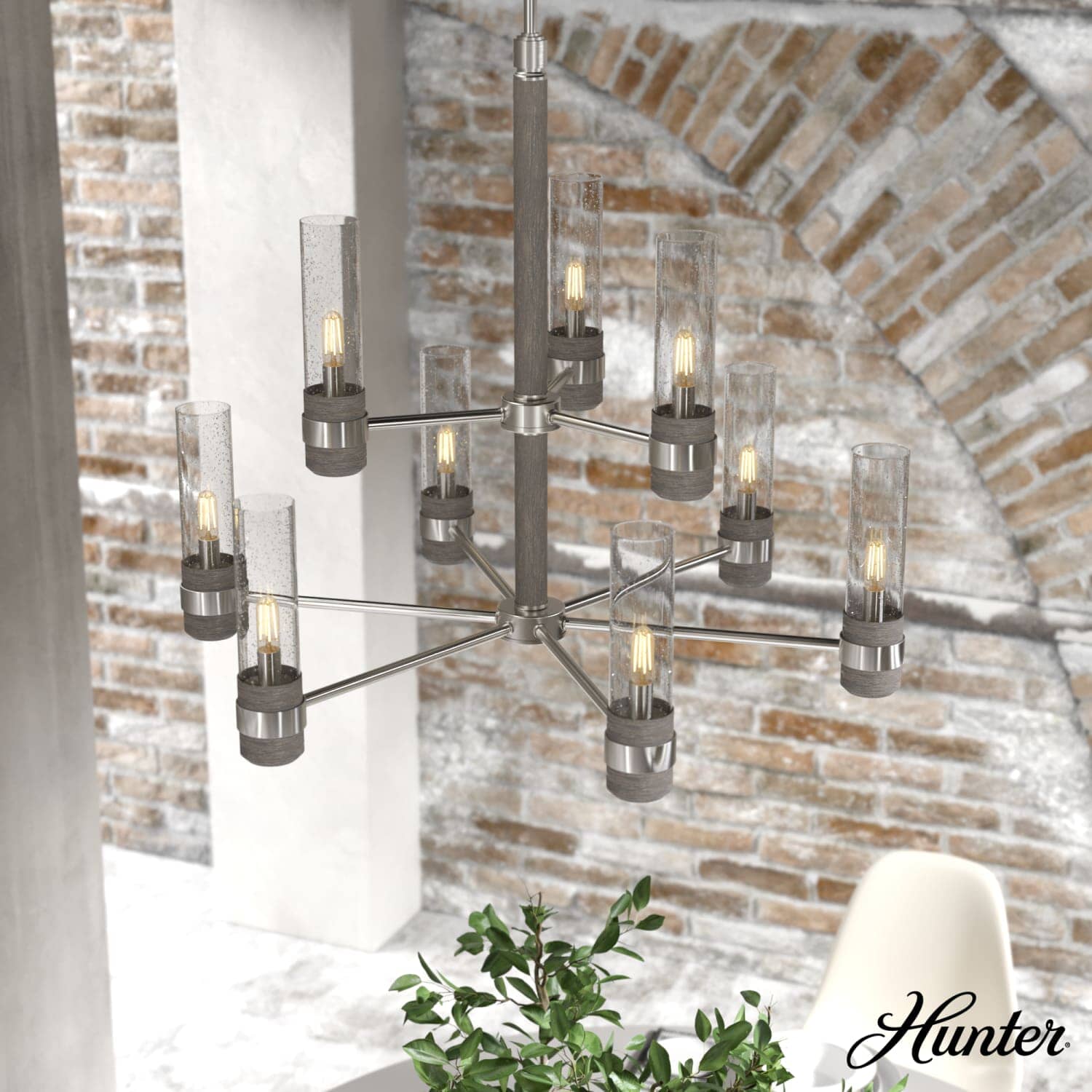 River Mill 9 Light 2-tier Chandelier - Image 2