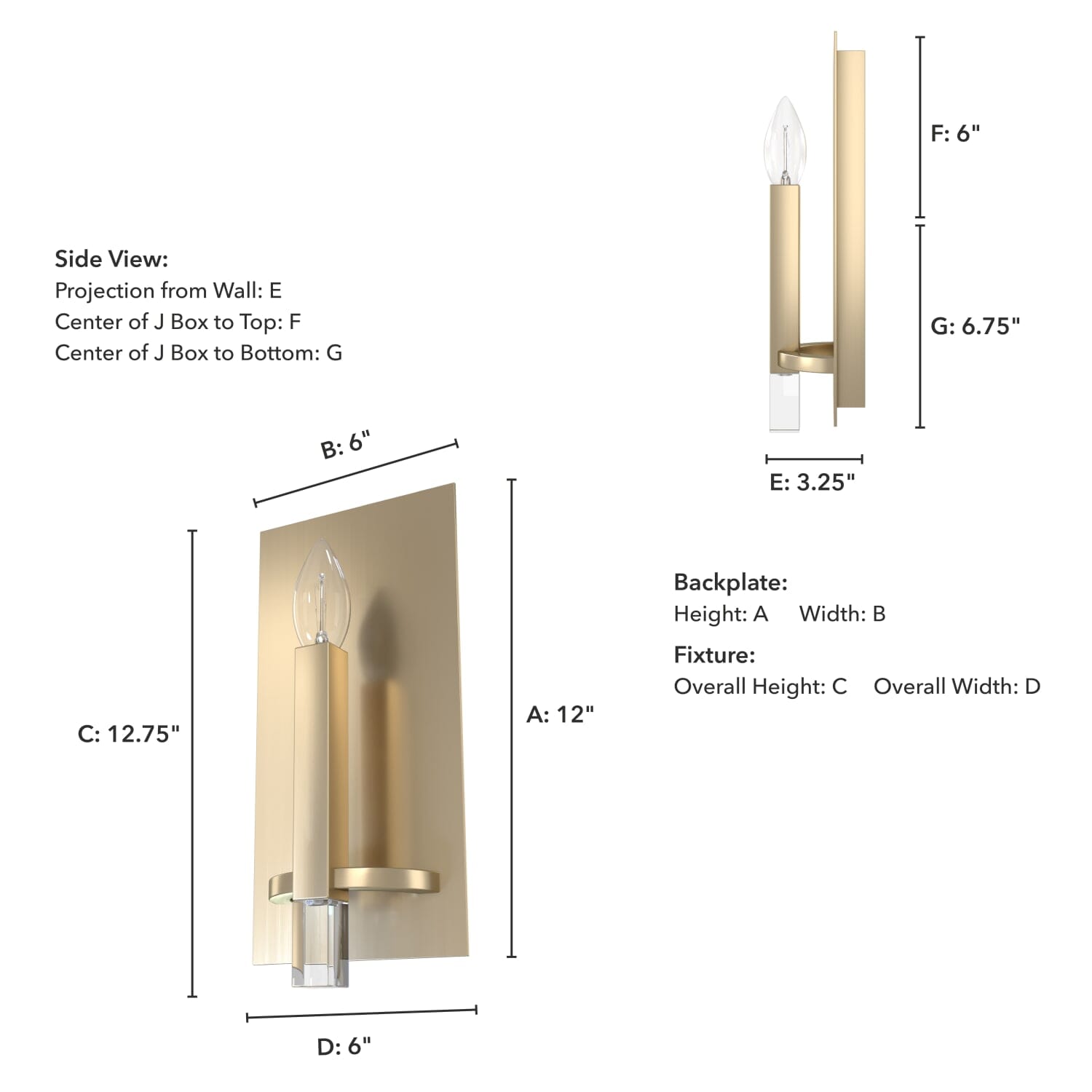 Sunjai 1 Light Wall Sconce - Image 4