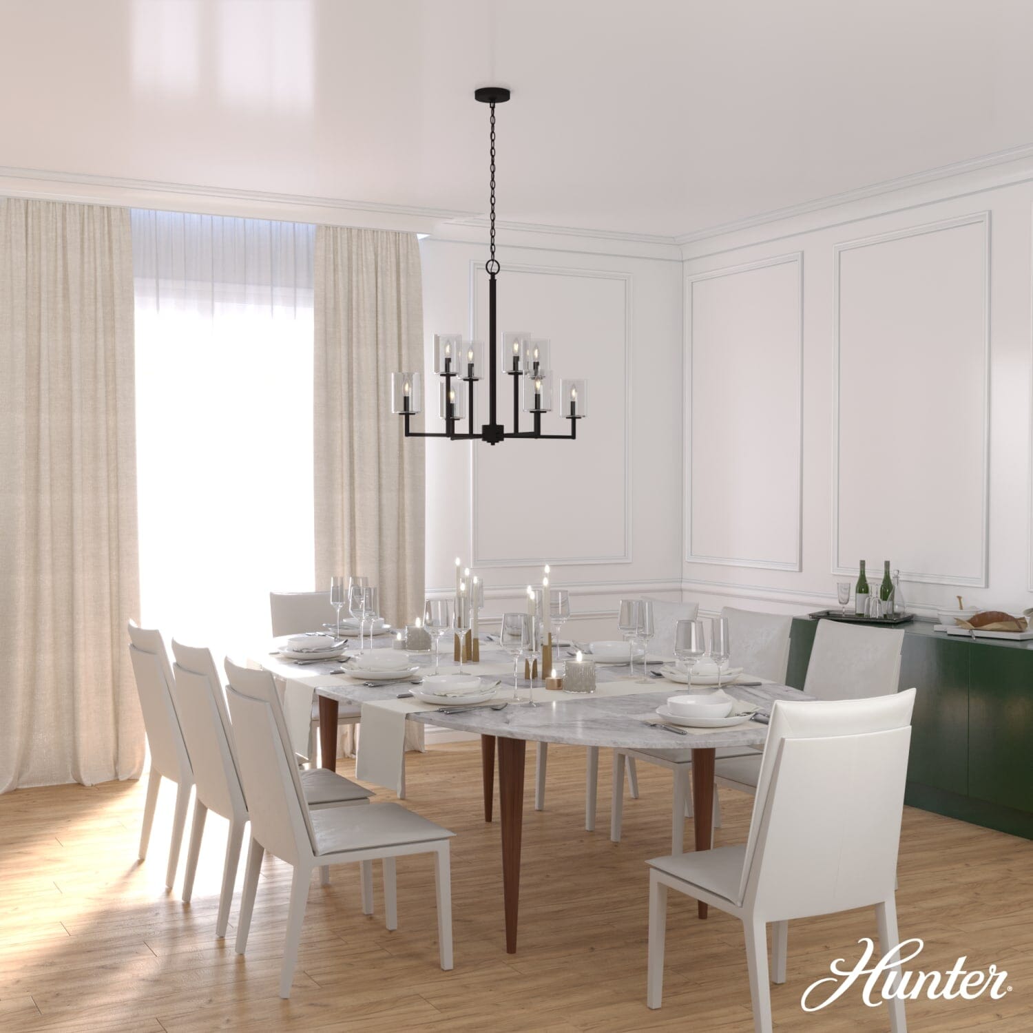 Kerrison 8 Light Chandelier - Image 2