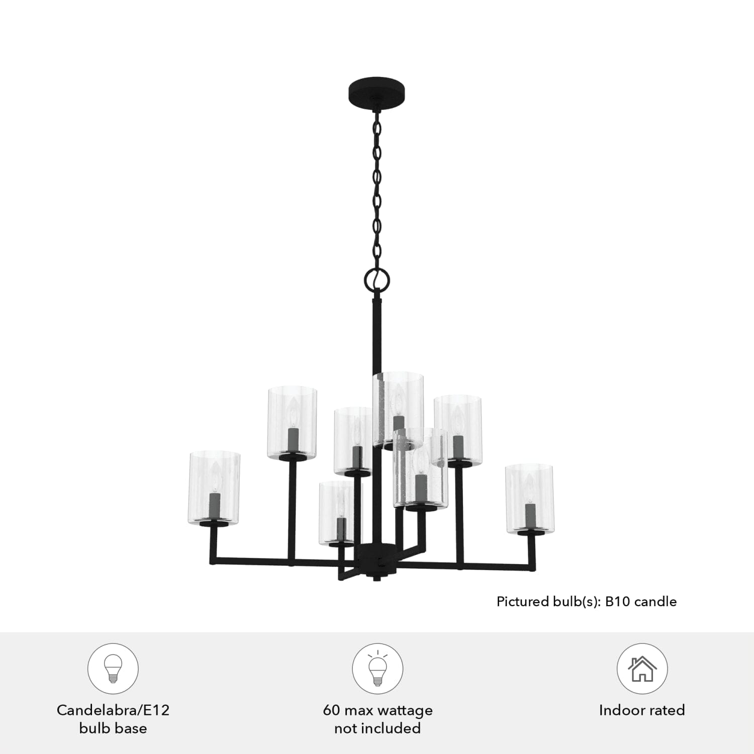 Kerrison 8 Light Chandelier - Image 3