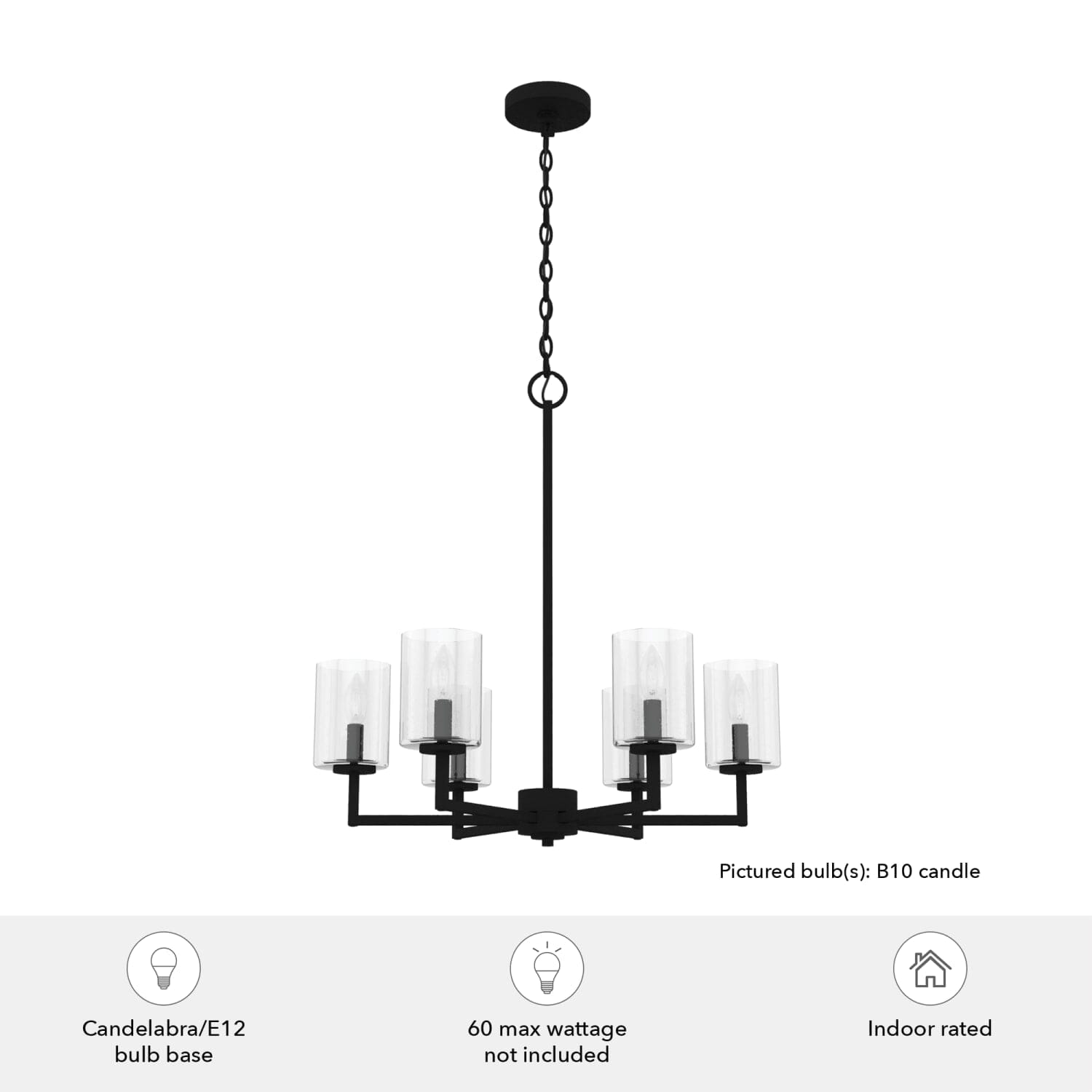 Kerrison 6 Light Chandelier - Image 5
