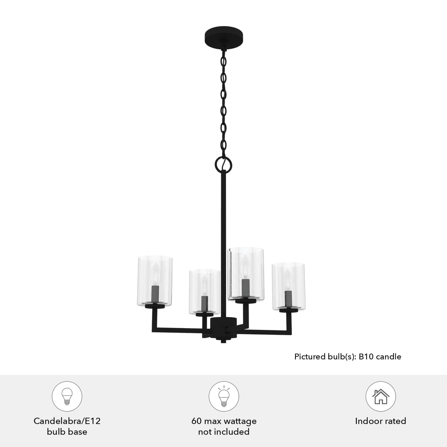 Kerrison 4 Light Chandelier - Image 3