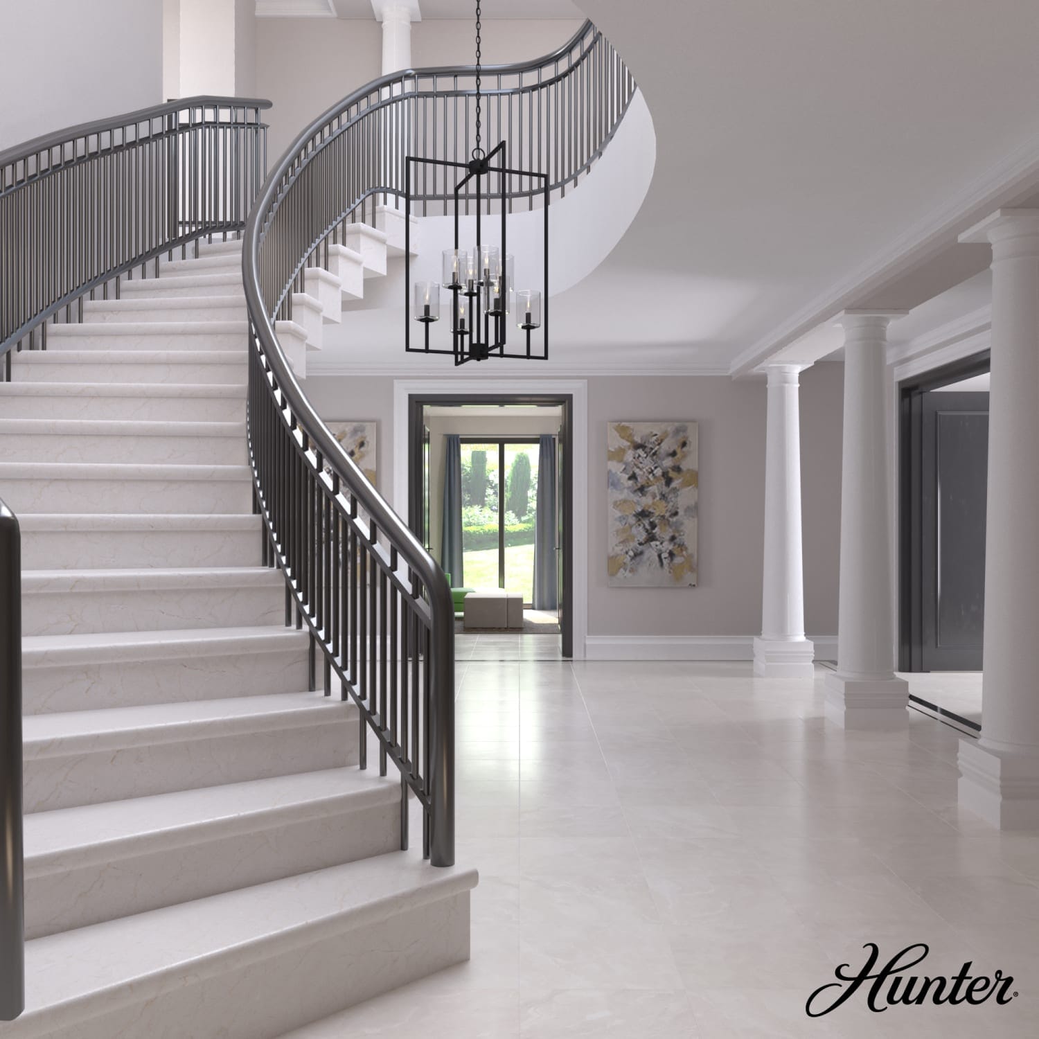 Kerrison 8 Light Large Foyer Pendant - Image 2