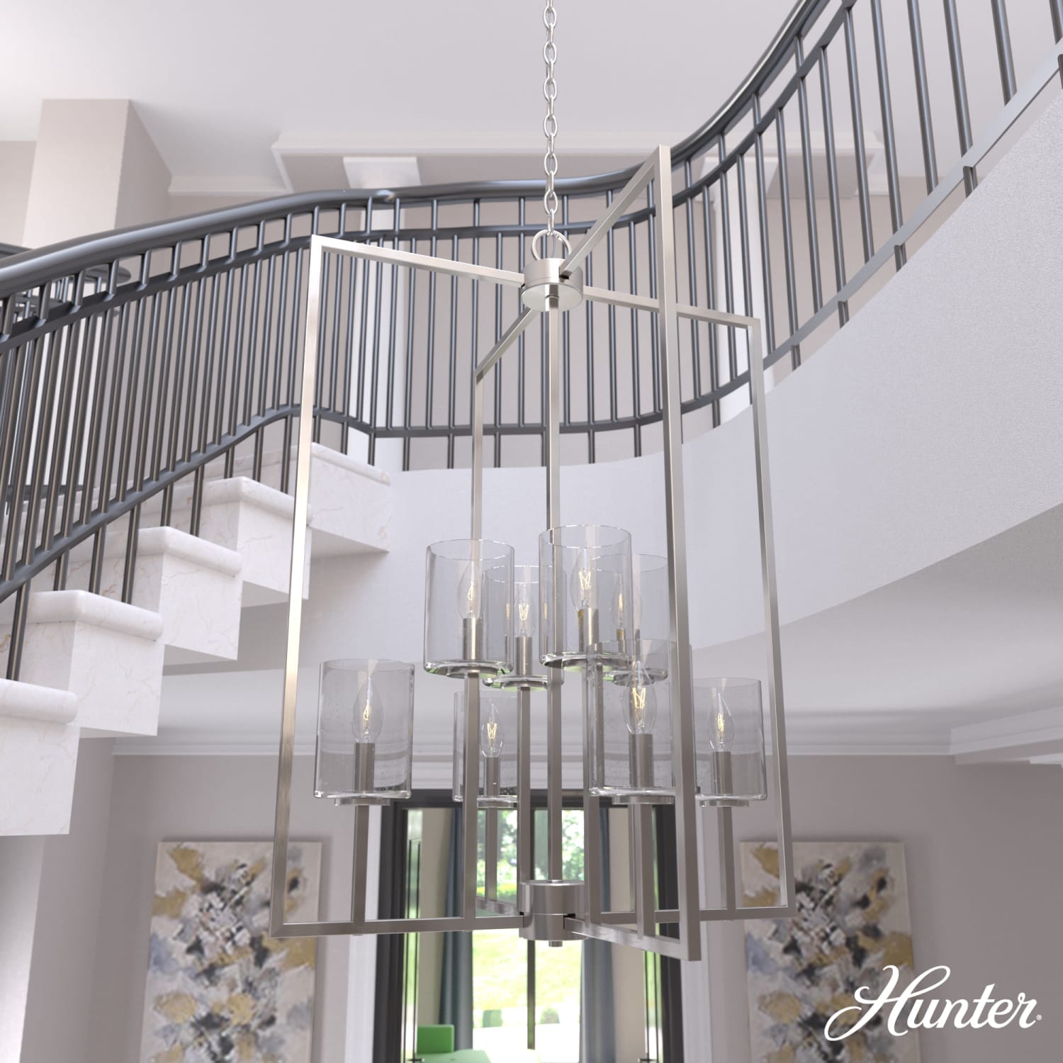 Kerrison Large Foyer Pendant 8 Light