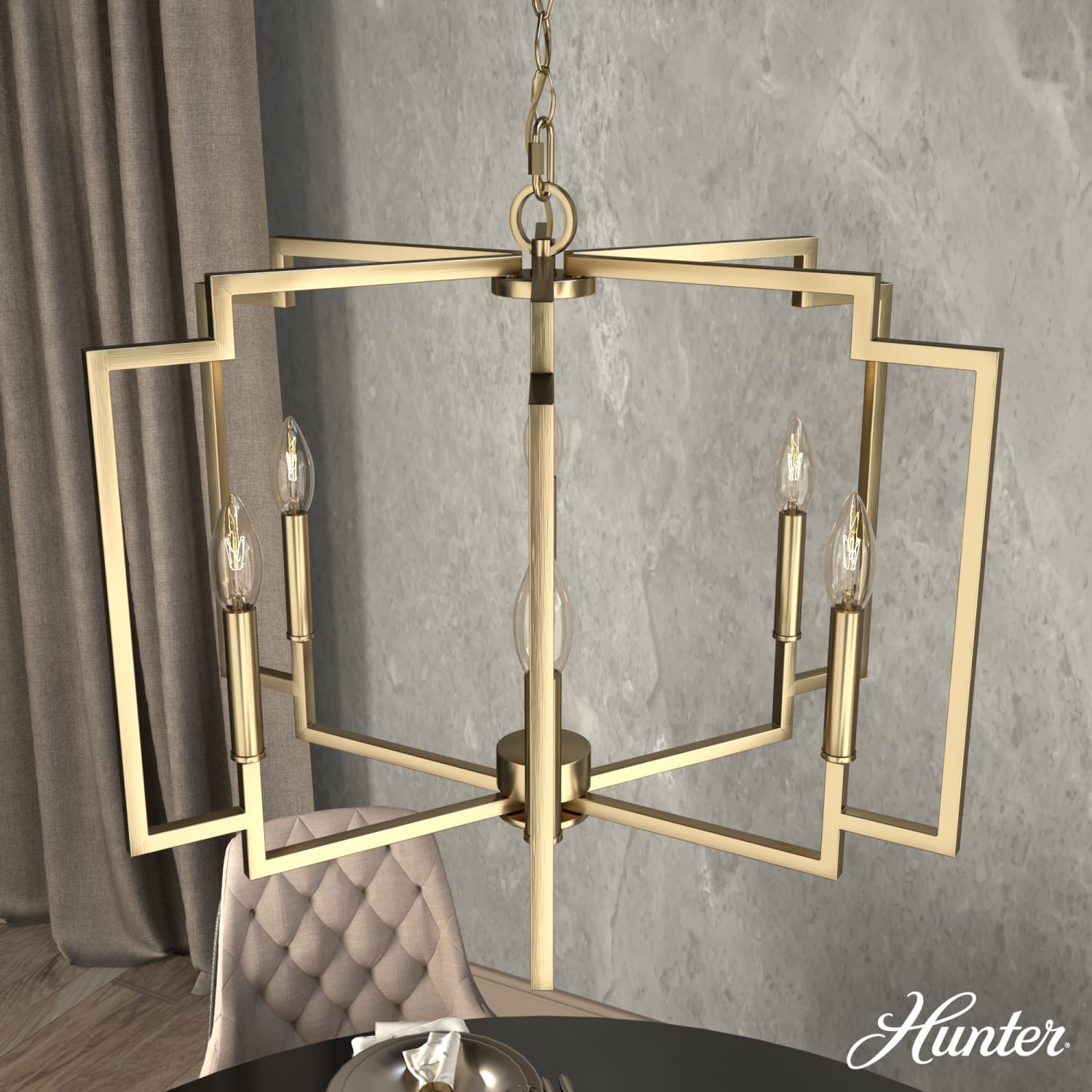 Zoanne 6 Light Chandelier 24 Inch - Image 3