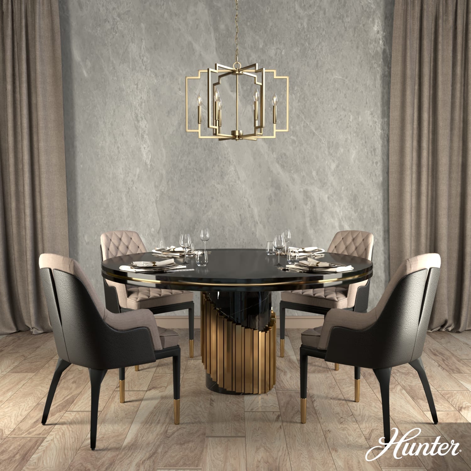 Zoanne 6 Light Chandelier 24 Inch - Image 6