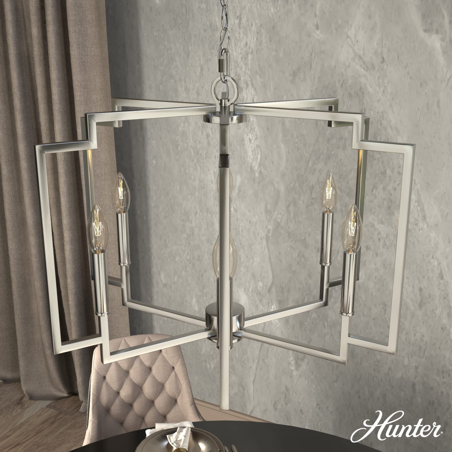 Zoanne 6 Light Chandelier 24 Inch - Image 2